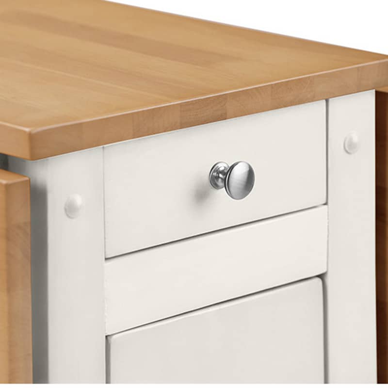 Savoy dining set - white / natural finish - Image 8