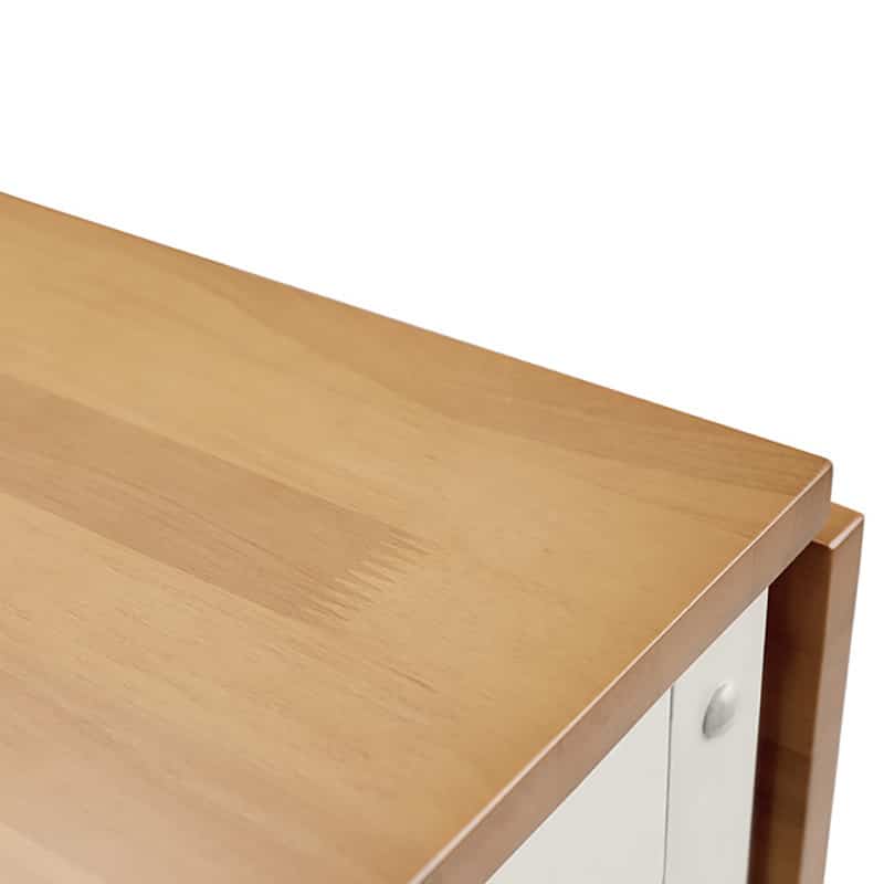 Savoy dining set - white / natural finish - Image 10