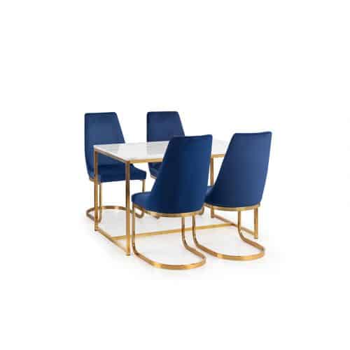 Scala gold dining table - Image 7