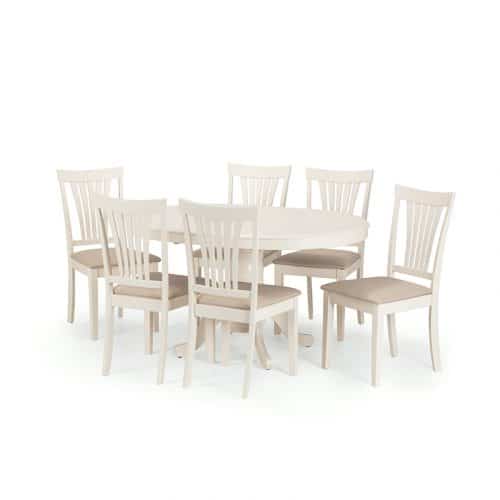 Stanmore round to oval extending dining table - Image 6