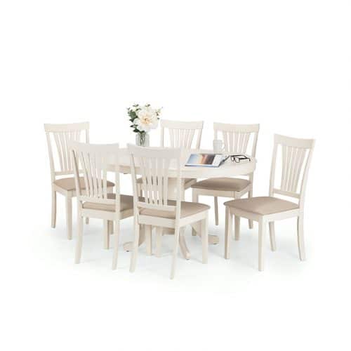 Stanmore round to oval extending dining table - Image 7