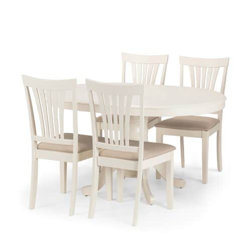 Stanmore round to oval extending dining table - Image 8
