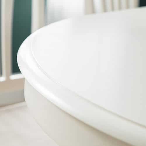 Stanmore round to oval extending dining set - Image 8