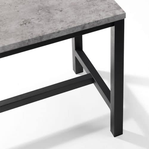 Staten bench & Jazz black dining set - Image 12