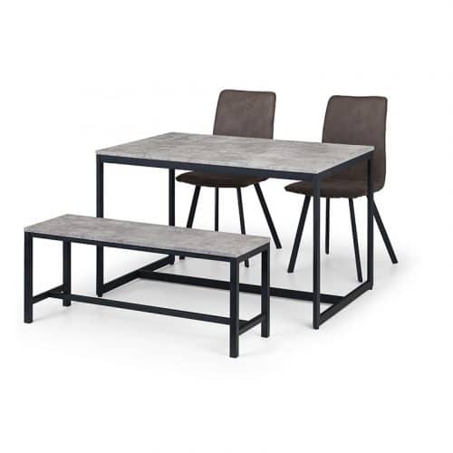 Staten bench & Monroe dining set