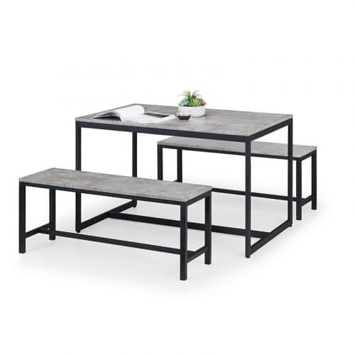 Staten bench dining set