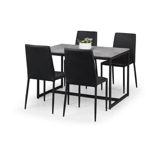 Staten & Jazz black dining set - Image 3