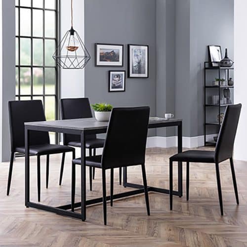 Staten & Jazz black dining set - Image 2