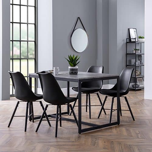 Staten & Kari black dining set - Image 2