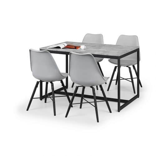 Staten & Kari grey dining set - Image 3