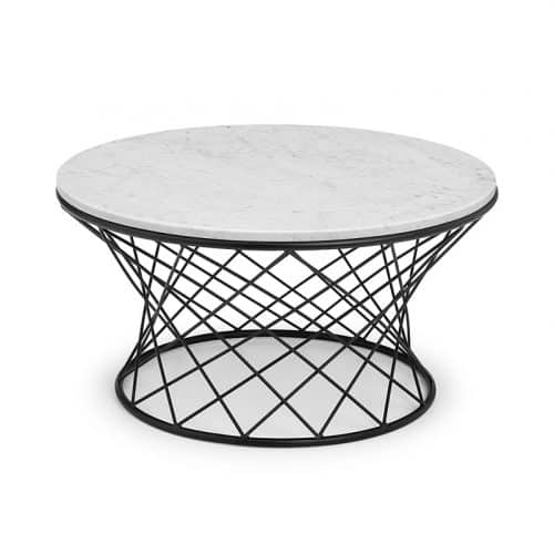 Trevi real marble coffee table