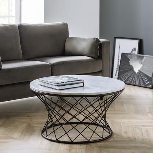 Trevi real marble coffee table - Image 2