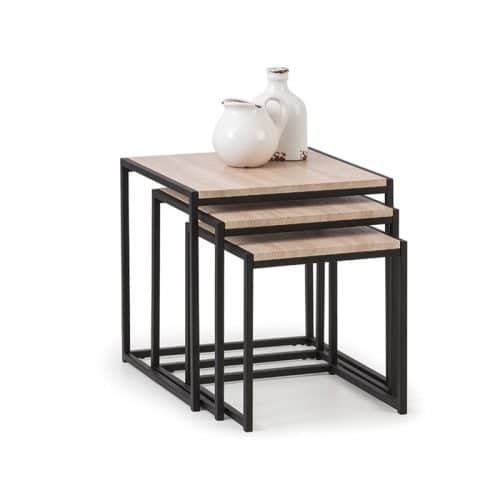Tribeca nest of tables - sonoma oak - Image 2
