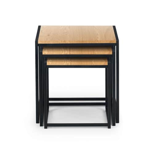Tribeca nest of tables - oak - Image 4