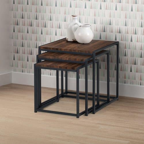 Tribeca nest of tables - walnut - Image 2