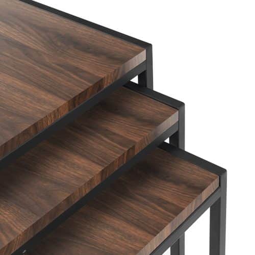 Tribeca nest of tables - walnut - Image 3