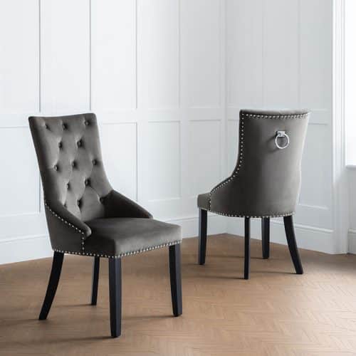 Chelsea large dining table & 4 veneto dining chairs - Image 3