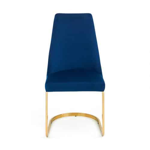 Minori dining table & 6 vittoria blue dining chairs - Image 7