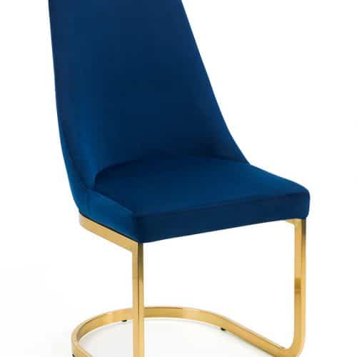 Minori dining table & 6 vittoria blue dining chairs - Image 8